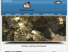 Tablet Screenshot of holidaybrightlights.com